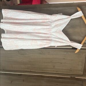 Trixxi White and Pink Floral Mini Dress